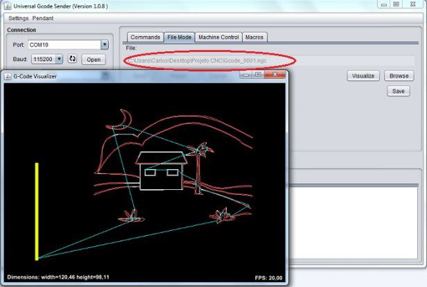 Como gerar gcodede imagem com inkscape