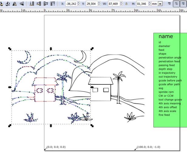 Como gerar gcodede imagem com inkscape